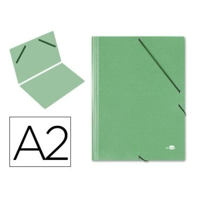 Imagen de Carpeta planos liderpapel a2 carton gofrado n 12 verde