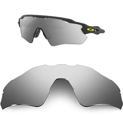 Imagen de HiCycle2 Lentes de repuesto polarizadas para gafas sol Oakley Radar EV Path, Red, Path