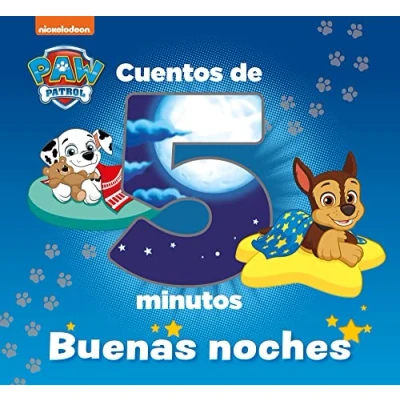 Imagen de Paw Patrol Patrulla Canina. Recopilatorio de Cuentos 5 minutos. Buenas noches (Nickelodeon)