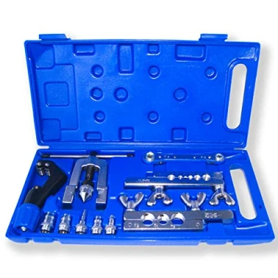 Imagen de GOLDMAN SERVICE Kit Herramientas Fontanería Abocardador Excéntrico de Tubos Aire Acondicionado y Calefacción. Abocinador Expansor, Cortador Tubo con Estuche