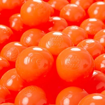 Imagen de KiddyMoon 100/6Cm ∅ 6Cm Bolas Colores De Plástico para Piscina Niños, Naranja