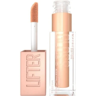 Imagen de Maybelline New York, Brillo de Labios Lifter Gloss, Hidratación Intensa y Rellenos Sin Retoques, Fórmula con Ácido Hialurónico, en Tono 20 Sun