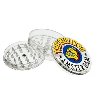 Imagen de Grinder The Bulldog transparente plástico 3 partes