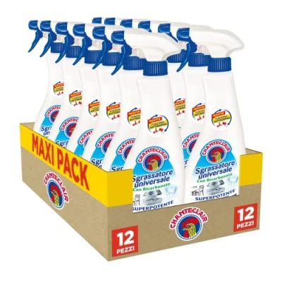 Imagen de Chanteclair Desengrasador universal con spray de bicarbonato superpotente 12 botellas 750 ml