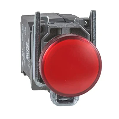 Imagen de Schneider Electric XB4BVM1 Luz Piloto Redondo Diámetro 22, IP65, LED Integral, 240 V, Terminales, Blanco