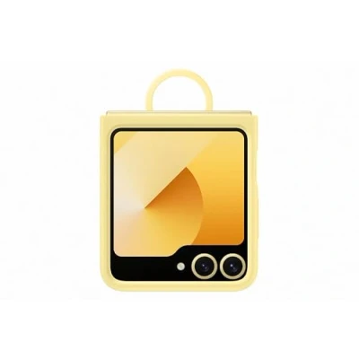Imagen de Samsung Silicio Back Cover con Anillo Amarillo Galaxy Z Flip 6
