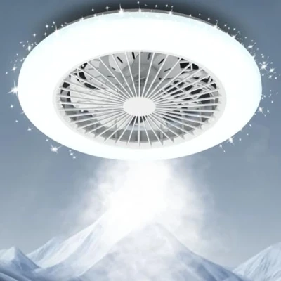 Imagen de Aigostar Ventilador Techo Alexa, Luz LED 40W, 4400LM, 2700K 6500K Regulable, Lampara Inteligente con Mando a Distancia y Gateway, Silencioso, 6 Velocidades, Diameter 50CM