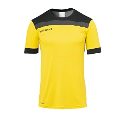 Imagen de Uhlsport Offense 23 Shirt Shortsleeved Camiseta De Fútbol para Hombre, Lima Amarillo/Negro/Antra, XXXL