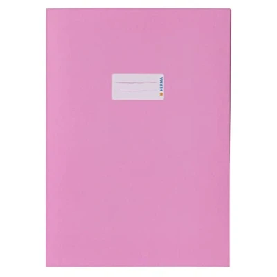 Imagen de HERMA 7048 Sobres de papel A4 rosa, 10 unidades, fundas para cuadernos con campo rotulación reciclado fuerte y colores ricos, juego escolares,
