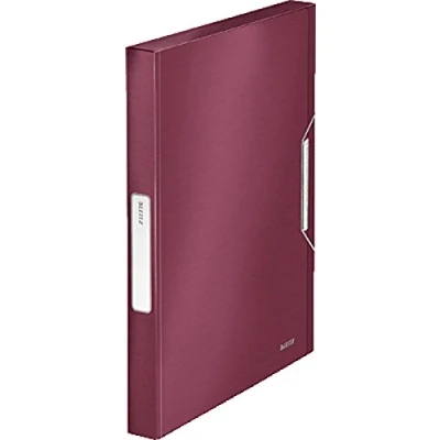 Imagen de LEITZ 39560028 Carpeta de proyectos STYLE PP lomo 30 mm DIN A4 color rojo granate