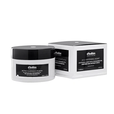 Imagen de D&#039;Bullón Crema facial con Activo Blanqueante Chromabright y Protección Solar SPF 20. Despigmentante facial. Resultados inmediatos. vegana 200 ml