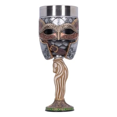 Imagen de Nemesis Now Lord of The Rings Rohan Goblet 19,5 cm, resina, oficialmente licenciado Merchandise, Drinks Cup, Cast in Finest Resin, Expertly Hand Painted, Removable Inserte