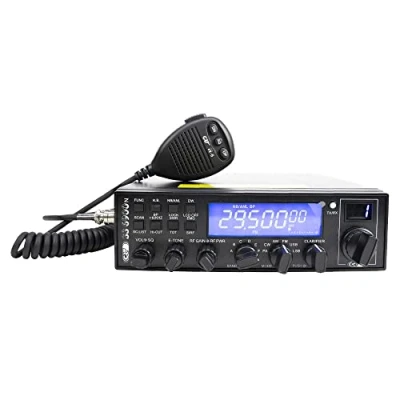 Imagen de Radio Amator CB CRT SS 6900 VOX CB, Am, FM, USB, SSB, CW, PA, 28 29.7Mhz, ASQ, Ganancia RF, Roger Beep, 12 V, programable, Negro