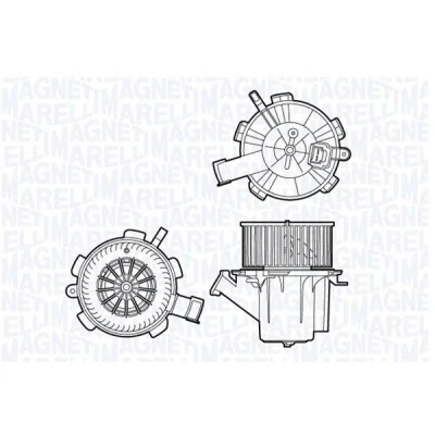 Imagen de MAGNETI MARELLI 069412706010 Ventilador de Calefacción SMART: Fortwo II Coupé