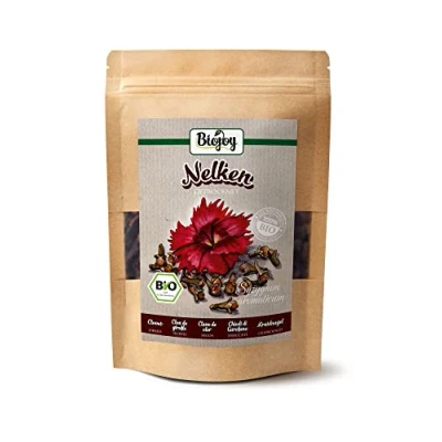 Imagen de Biojoy Clavos de olor Ecológicos (250 g), secados y enteros, apto para té cocinando (Syzygium aromaticum)