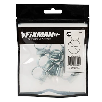 Imagen de FIXMAN Abrazaderas para mangueras, 10 piezas (10 16 mm (MOO))