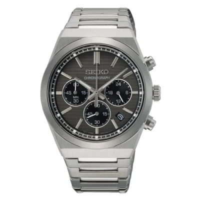 Imagen de Seiko Chronograph Hombres Reloj Plata SSB455P1