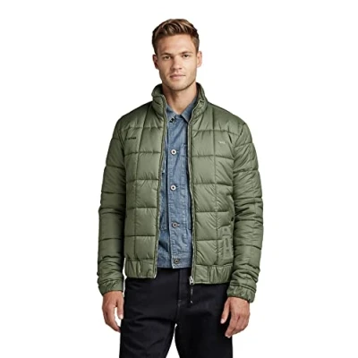 Imagen de G STAR RAW Meefic Square Quilted Jacke, Chaquetas para Hombre, Verde (lt hunter D22714 B958 8165), M