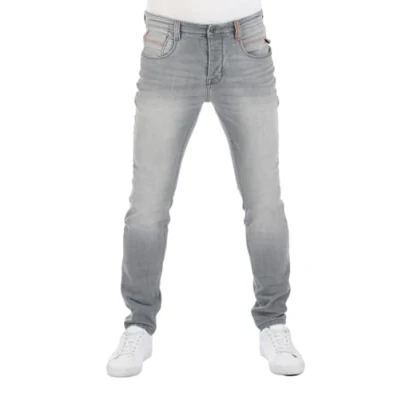 Imagen de riverso Pantalones Vaqueros para Hombre RIVCaspar Slim Fit Used Look Denim Stretch Negro Azul Gris W29 W31 W32 W34 W36 W38 W38, Light Blue (L139), 30W x 32L