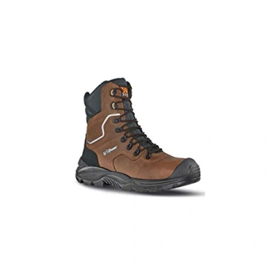 Imagen de U Power Chaussures de sécurité hautes sans métal CALGARY UK Environnements humides S3 SRC 43 Marron