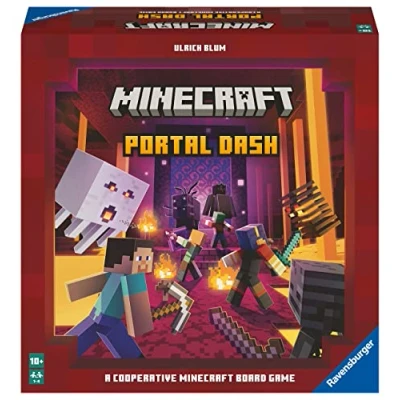 Imagen de Ravensburger Minecraft Portal Dash, Versión Española, Juegos De Mesa Estrategia, 1 4 Jugadores, 10+ Años