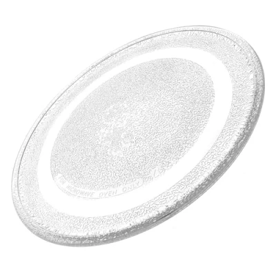 Imagen de Paxanpax 75 UN 03 Plato Giratorio Universal para microondas con Perfil Plano, 245 mm, Cristal, Transparente