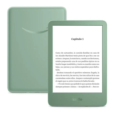 Imagen de eBook Amazon Kindle (2024), 6&quot; HD 300ppp, 16 GB Memoria, 8 semanas autonomía, USB C, Matcha Green