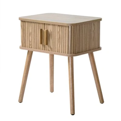 Imagen de Mesa De Noche 2 Puertas Corredizas A59 Cm Ernest