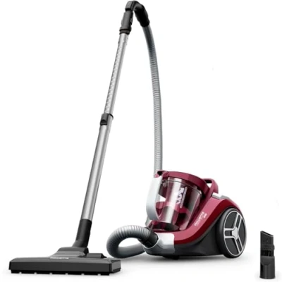Imagen de Rowenta Compact Power XXL Aspiradora sin bolsa, motor de bajo consumo, 900 W, filtración ciclónica avanzada 3 niveles, depósito suciedad extragrande 2,5 L, compacta, kit clásico, RO4B23