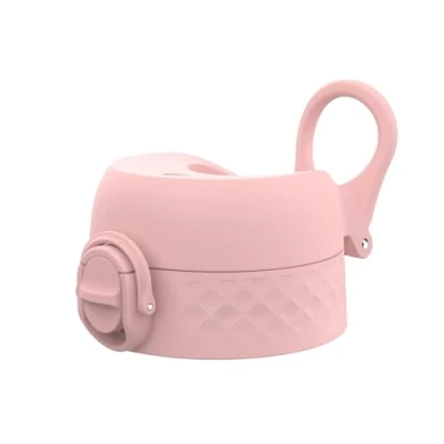 Imagen de ion8 Tapa de Botella agua OneTouch 2.0 a Prueba fugas, Sin BPA, Grande, Cuarzo Rosa