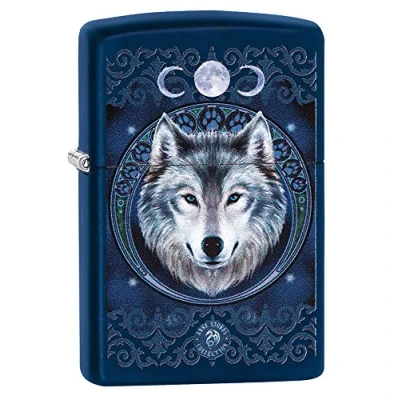 Imagen de Zippo Encendedor de latón, Azul, 5,5 x 3,5 1 cm