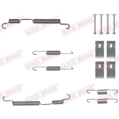 Imagen de QUICK BRAKE 105 0050 Juego de accesorios, zapatas freno