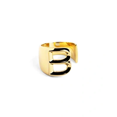 Imagen de Singularu Anillo Anillo, Mujer, Talla: One Size, Letra b oro