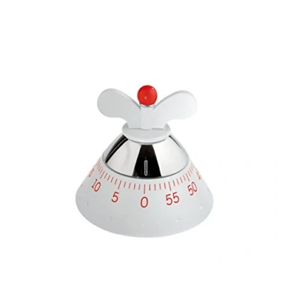 Imagen de Alessi A09 W Cuentaminutos, resina termoplástica, color blanco