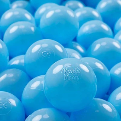 Imagen de KiddyMoon 700 ∅ 7Cm Bolas Colores De Plástico para Piscina Niños, Azul Celeste