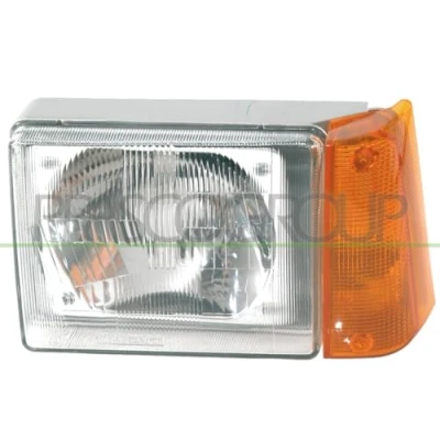 Imagen de PRASCO FT1214603 Faros derecha H4 naranja con luz intermitente FIAT: Panda I Hatchback