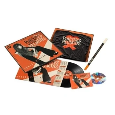 Imagen de Vanesa Martín Placeres Y Pecados Box Deluxe (Box LP + CD Camiseta Talla S Pulsera tela) [Vinilo]