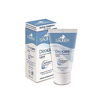 Imagen de SAUBER Desodorante hipoalergénico Crema Deocare 7 30 ml.