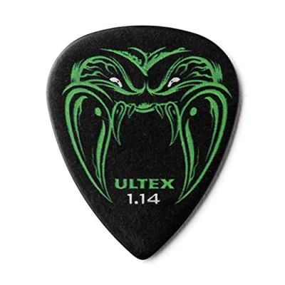 Imagen de JIM DUNLOP Púas Ultex Hetfield&#039;s Black Fang 1,14mm Saco de 24, Negro