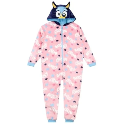 Imagen de Bluey Mono Pijama Niña Pijamas Polares Rosa 2 3 Años