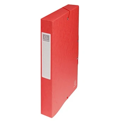 Imagen de Exacompta 50405E Carpeta de proyecto con goma, color rojo