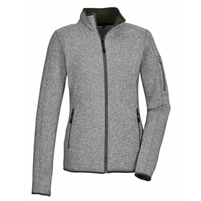 Imagen de killtec Mujer Chaqueta polar de punto/chaqueta con cuello alto KOW 111 WMN KNT FLC JCKT, graumelange, 50, 41800 000
