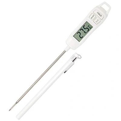 Imagen de Joeji&#039;s Kitchen Termómetro Digital para Carne Termometro Cocinar 5 Segundos Mostrar Números Pantalla LCD con Botón C / F Grill, Carne, BBQ, Agua y Leche, Termómetros Cocina