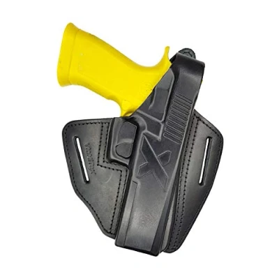 Imagen de VlaMiTex B24 Funda de Piel para Sig Sauer P226 X Five / P320 Five, Color Negro