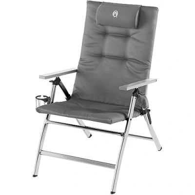 Imagen de Coleman Gepolsteter Aluminum Stuhl mit 5 Positionen Silla, Aluminio Poliéster, Multicolor, Standard Size