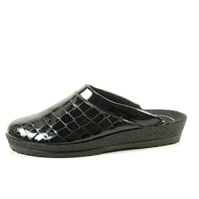 Imagen de Rohde 2299 Neustadt D Zapatillas de casa sintético Mujer, Talla:35 EU, Color:Negro