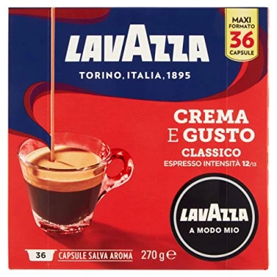 Imagen de Caffe&#039; Lavazza A Modo Mio Crema e Gusto 108 Capsule