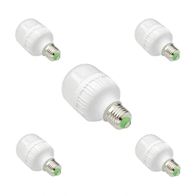 Imagen de Jandei Paquete de 5 Bombillas LED E27 10W: Iluminación Potente y Eficiente con Rosca Estándar, Luz Blanca Fría 6000K para un Ambiente Brillante, Amplio Ángulo 270º