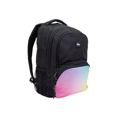 Imagen de Mochila Escolar Milan Con 4 Cremalleras Sunset Negro