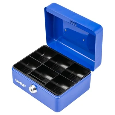 Imagen de HMF 10215 05 Caja de caudales 15 x 12 8 cm, azul